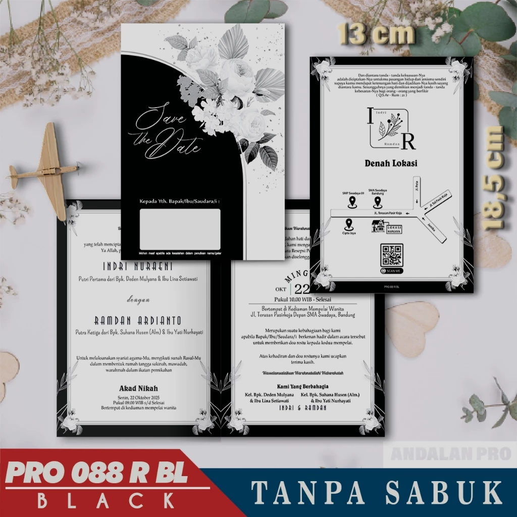 Undangan pro 088 R BL